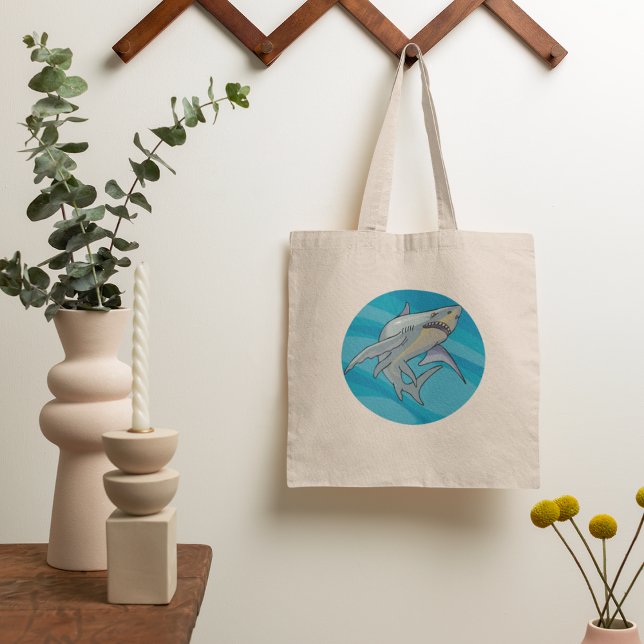 Bolso De Tela Gran tiburón blanco (Subido por el creador)