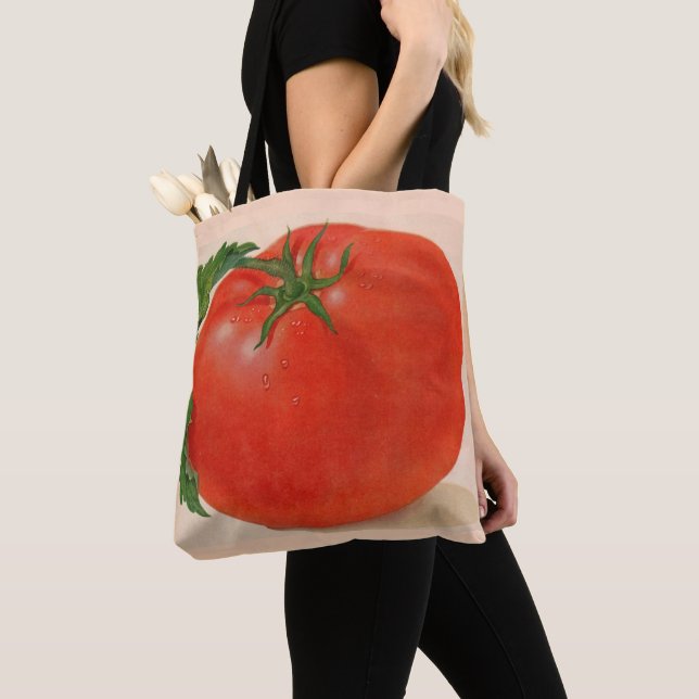 Bolso De Tela gran tomate jugoso (Detalle)