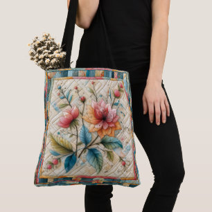 Bolso De Tela GRAN Tote de imágenes de trama
