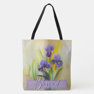 Bolso De Tela Gran tote Iris Bendito