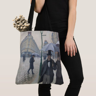 Bolso De Tela Gran Tote "Paris Street Rainy Day" por Caillebotte
