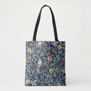 Bolso De Tela Granada y pájaro pequeño, William Morris