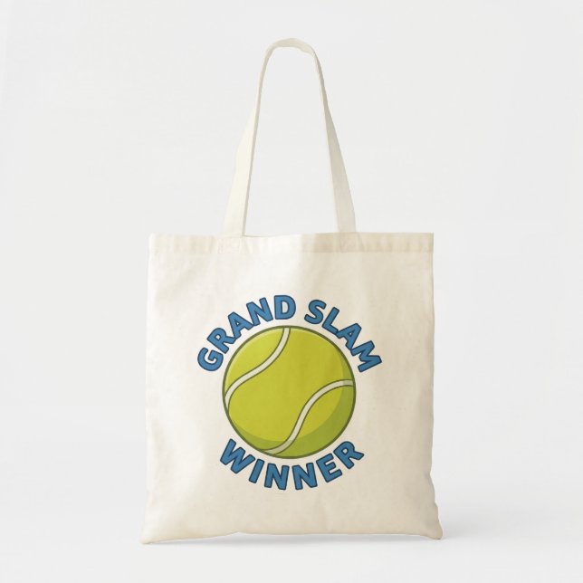 Bolso De Tela Grand Slam Winner Tennis Ball Sports Champion (Frente)