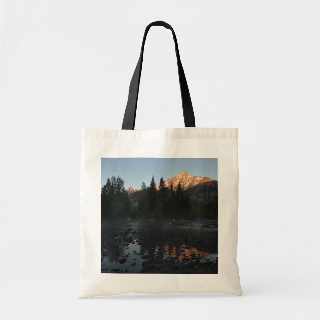 Bolso De Tela Grand Teton Sunrise en Cottonwood Creek (Frente)