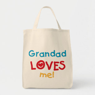 Bolso De Tela Grandad me ama camisetas y regalos