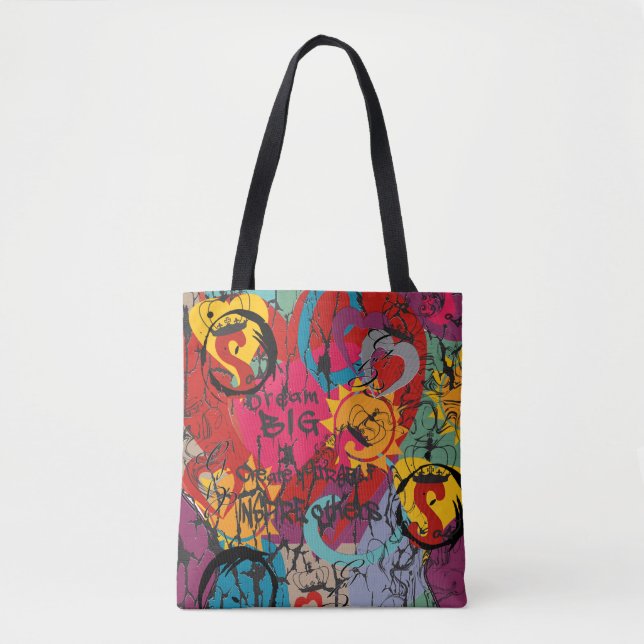 Bolso De Tela Grandes ideales se crean inspiran otros (Anverso)