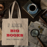 Bolso De Tela Grandes Libros<br><div class="desc">Me gustan los libros grandes y no puedo mentir la bolsa de libros</div>