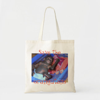 Bolso De Tela Grandes monos del orangután