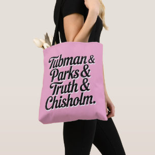 Bolso De Tela Grandes mujeres de historia negra—Tubman...Chisolm