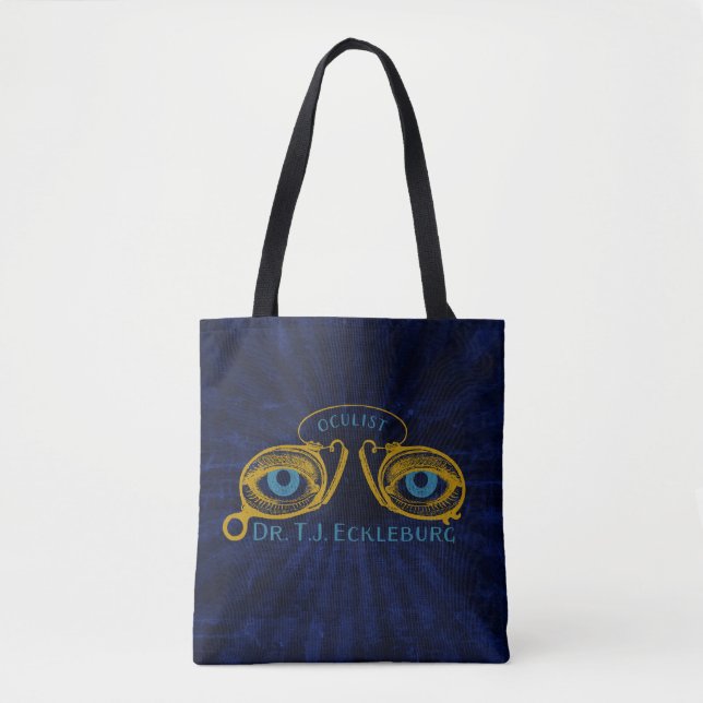 Bolso De Tela Grandes Ojos De Gatsby De Eckleburg (Anverso)