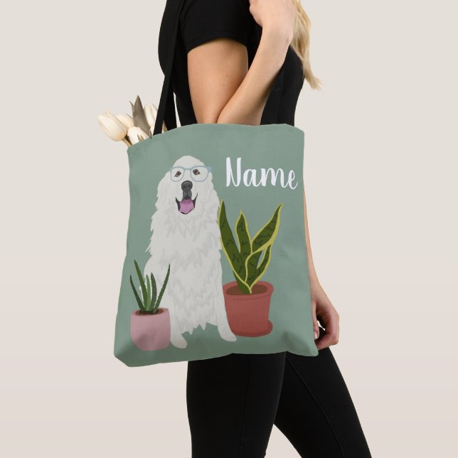 Bolso De Tela Grandes Pirineos Personalizable (Detalle)
