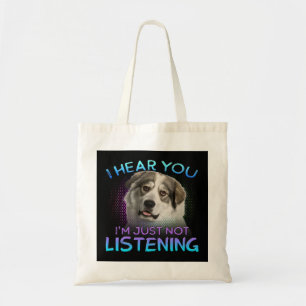 Bolso De Tela Grandes Pirineos, te oigo no escuchar 1