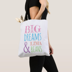 Bolso De Tela Grandes sueños y Tote mariposa en Lima