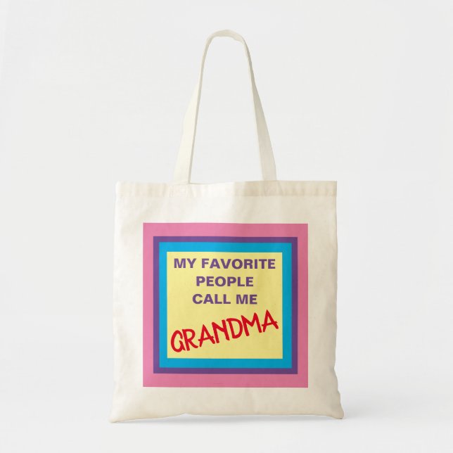 BOLSO DE TELA GRANDMA (Frente)