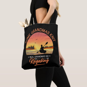 Bolso De Tela Grandma Kayaking