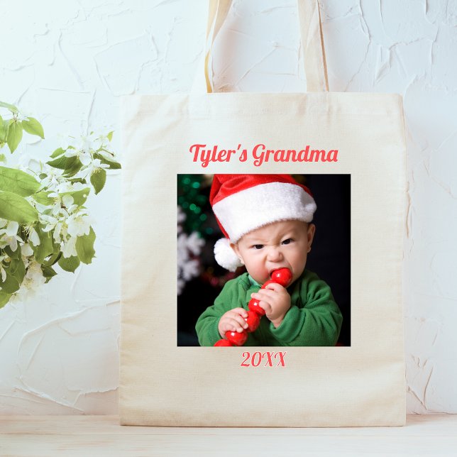 Bolso De Tela Grandmas Christmas Two Photo  (Subido por el creador)