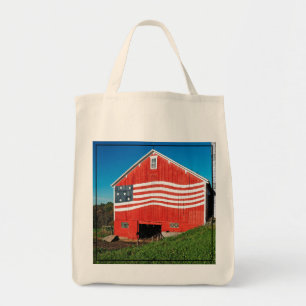 Bolso De Tela Granero patriótico