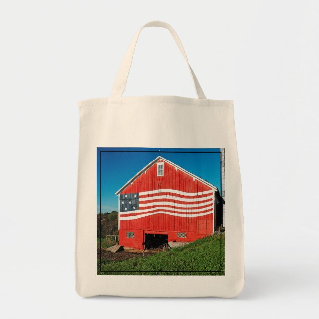 Bolso De Tela Granero patriótico (Frente)