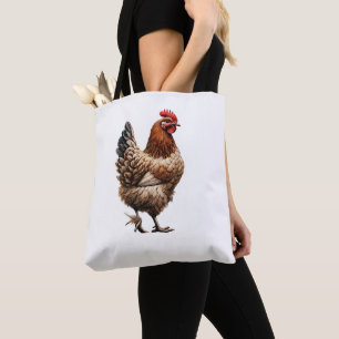 Bolso De Tela Granja de pollos Country Brown Cocina de corral
