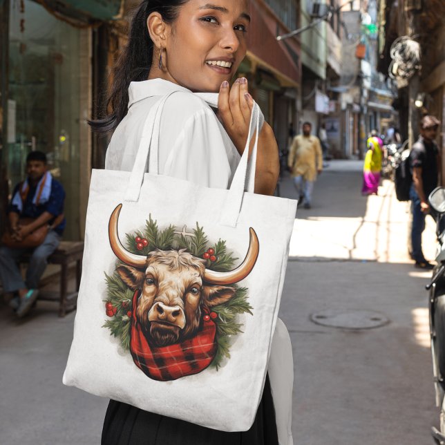 Bolso De Tela Granja Rusa Red Buffalo Plaid (Subido por el creador)