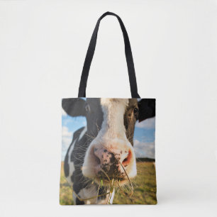 Bolso De Tela Granjas   Mascado de vacas de Holstein