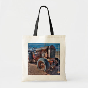Bolso De Tela Granjas   Rusty Antique Tractor