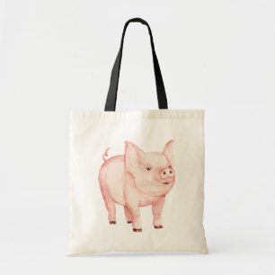 Bolso De Tela Granjero de cerdo barato Chica de granja de esposa
