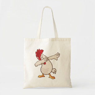Bolso De Tela Granjero de pollo haciendo Dab Dab baile