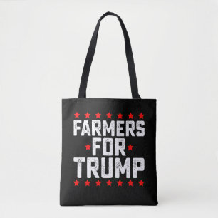 Bolso De Tela Granjeros para la elección presidencial vintage de