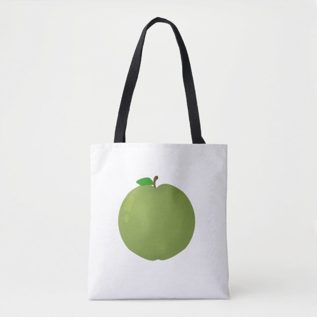 Bolso De Tela Granny smith Apple (Anverso)