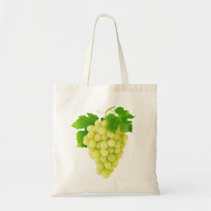 Bolso De Tela Grasa blanca