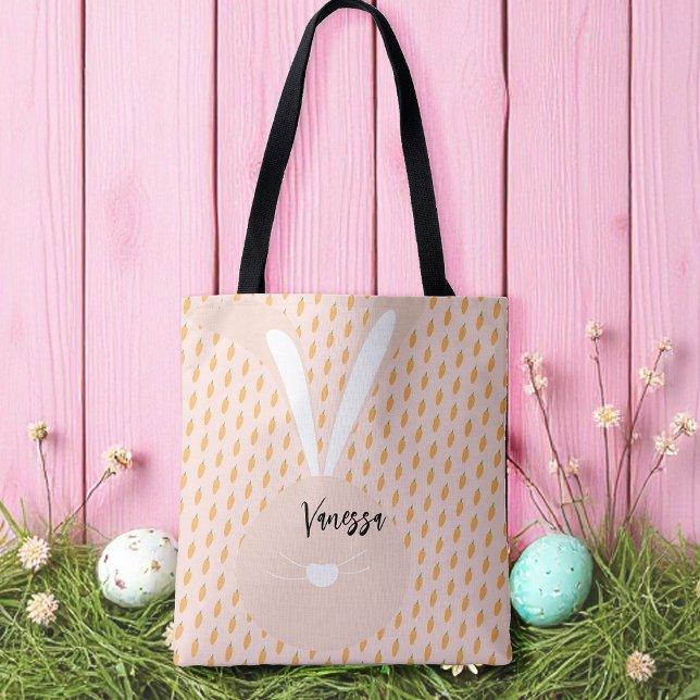 Bolso De Tela Grasa Verde Rosa Feliz Estanque Y Conejo (Subido por el creador)