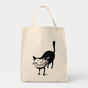 Bolso De Tela Grasando Gato