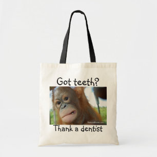 Bolso De Tela Gratitud del dentista