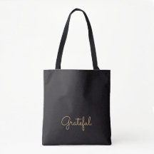 Gratitud Personalizada en Letra Negra y Dorada