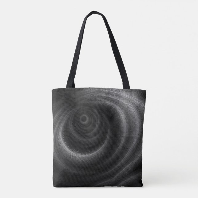 Bolso De Tela Gravedad negra (Reverso)