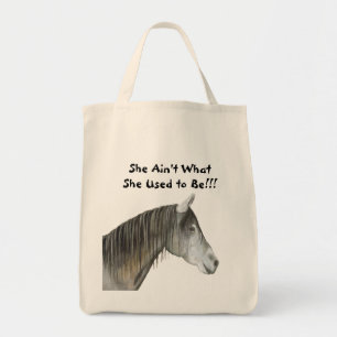 Bolso De Tela Gray Mare Tote Bag