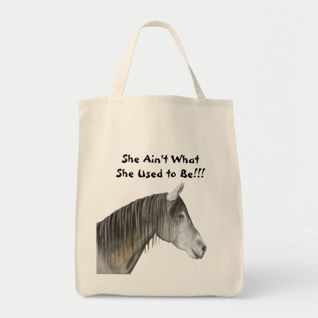Bolso De Tela Gray Mare Tote Bag (Frente)