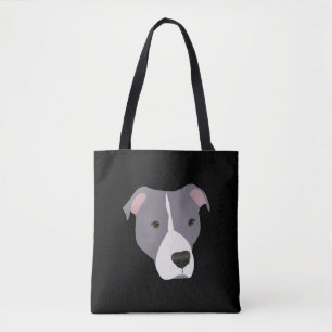 Bolso De Tela Gray Pitbull