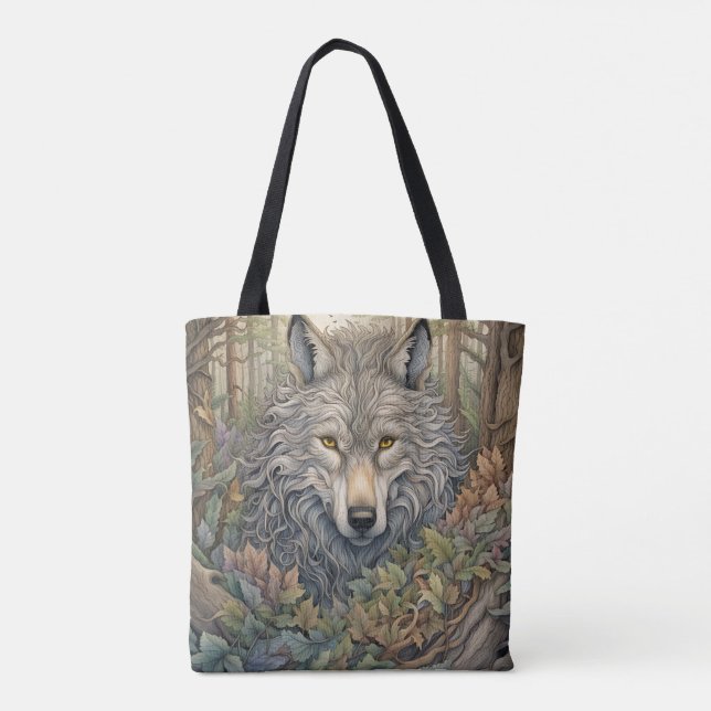 Bolso De Tela Gray Wolf (Reverso)