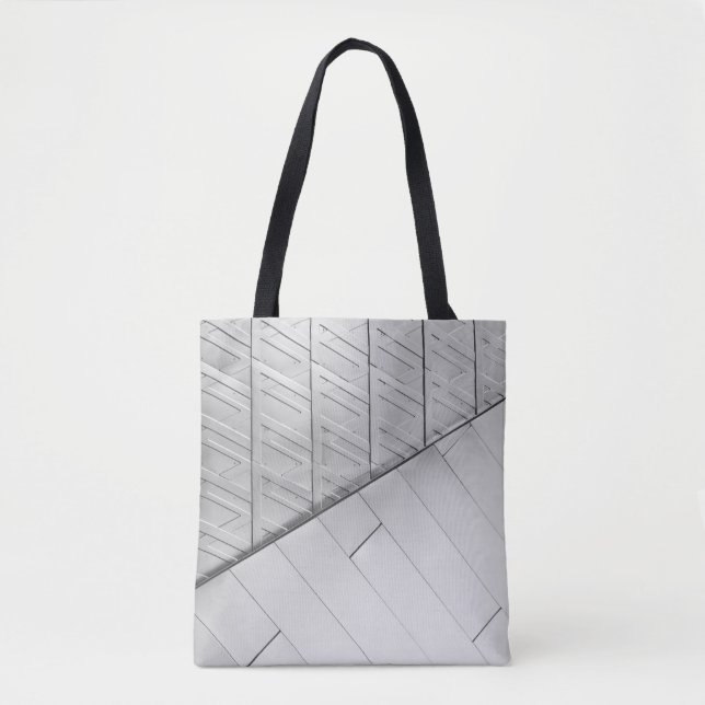 Bolso De Tela Grayscale photo of flooring (Anverso)