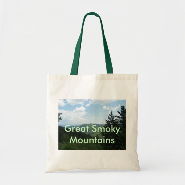 Bolso De Tela Great Smoky Mountains (Frente)