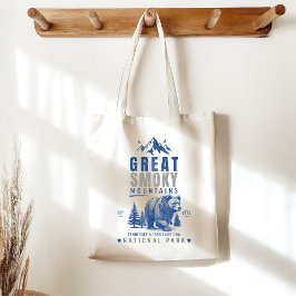 Bolso De Tela Great Smoky Mountains Vintage Bear – Souvenirs