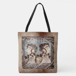 Bolso De Tela Grecia Antigua, Tote griego