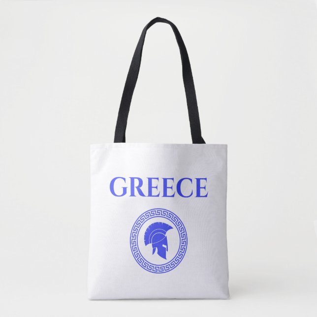 Bolso De Tela Grecia Espartano  (Anverso)