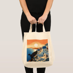 BOLSO DE TELA GRECIA SANTORINI #1