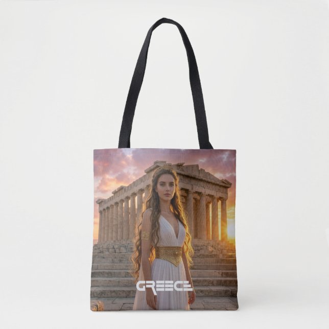 BOLSO DE TELA GREECE - ACROPOLIS (Anverso)