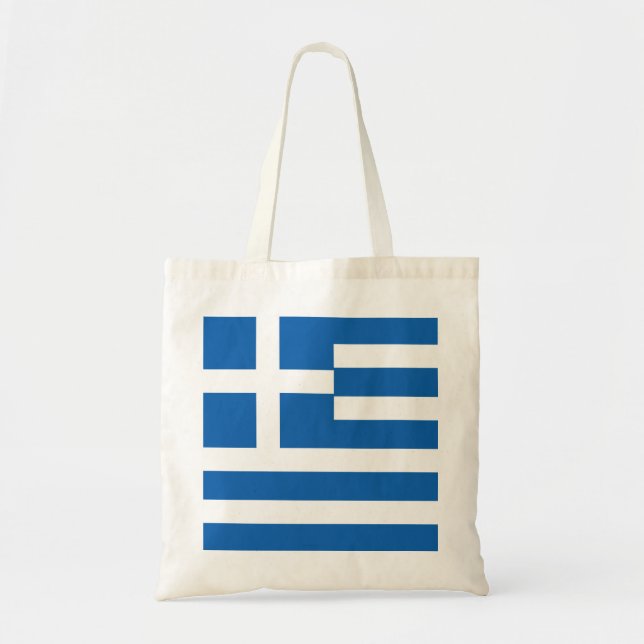 Bolso De Tela Greece Flag (Frente)