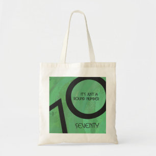 Bolso De Tela Green 70 Decade Birthday
