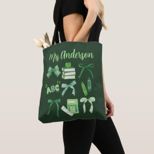 Bolso De Tela Green Bows el día de San Patricio